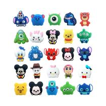 Charms Para Sapatos Disney Potdemiel 25 Peças PVC Decorações DIY Para Sandálias Presente De Natal