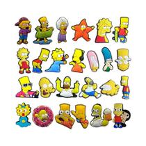 Charms Para Sapatos Kids Simpson 9-25Pcs Decorações De PVC Para Sandálias Clog Festa Presentes De