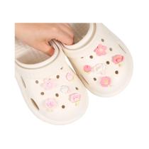 Charms Românticos De Flor De Cerejeira Para Crocs 10 PCS Decorações De Fivela Destacáveis DIY Charms Românticos De Flor De Cerejeira Para Crocs 10 PCS Decorações De Fivela Destacáveis DIY