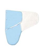 Charutinho Swaddle Casulo Porta Bebê Malha Hipoalergênico Cor: Azul
