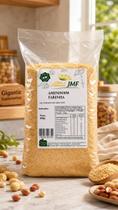 Chás e Temperos JMF Farinha de Amendoim 500g Sem Pele Moído Para Receitas Fitness e Culinária SABOR:NATURAL