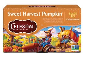 Chás em Saquinho Celestial Seasonings Sweet Harvest Pumpkin 18 Unidades