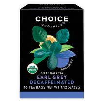 Chás orgânicos Tea Choice Earl Grey descafeinados 48 sacos