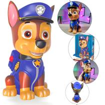 Chase Policial Patrulha Canina Boneco Paw Patrol C/ Cofrinho