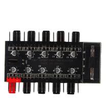 Chassis Fan Hub Diyeeni 10 portas PC Case PWM Controlador PWM Chassis Fan Hub Diyeeni 10 portas PC Case PWM Controlador PWM