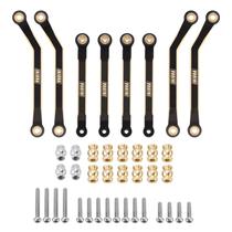 Chassis Links INJORA Black Brass High Clearance 39g para FMS FCX24 Chassis Links INJORA Black Brass High Clearance 39g para FMS FCX24