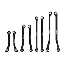 Chassis Links INJORA Black Coating Latão para Redcat Ascent-18 APEX 1/18 Chassis Links INJORA Black Coating Latão para Redcat Ascent-18 APEX 1/18