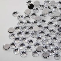 Chaton bordado primeira linha redondo 8mm cores