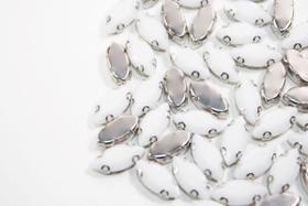 Chaton Engrampado Navete Cores 7x15mm - 100 unidades