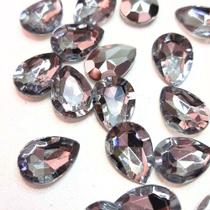Chaton Gota 10x14mm - Cor: Cristal - 100 Unidades - Bi Chaton Gota 10x14mm - Cor: Cristal - 100 Unidades - Bi