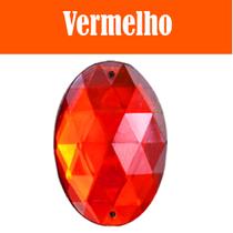 Chaton Oval Taz-021 - 14mm - Vermelho - Nº: 5 - Nybc