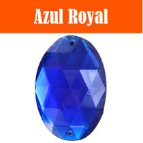 Chaton Oval Taz-021 - 25mm - Azul Royal - Nº: 6 - Nybc