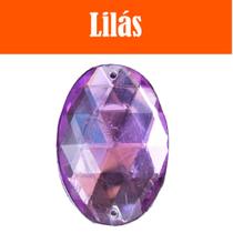 Chaton Oval Taz-021 - 25mm - Lilás - Nº: 13 - Nybc