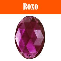 Chaton Oval Taz-021 - 25mm - Roxo - Nº: 15 - Nybc