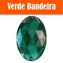 Chaton Oval Taz-021 - 25mm - Verde Bandeira - Nº: 3 - Nybc