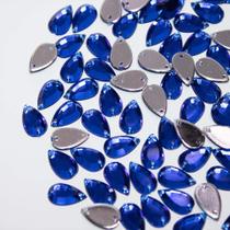 CHATON PRIMEIRA LINHA GOTA 8X13 - AZUL ROYAL-100Pçs CHATON PRIMEIRA LINHA GOTA 8X13 - AZUL ROYAL-100Pçs