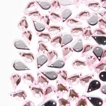 CHATON PRIMEIRA LINHA GOTA 8X13 -ROSA CLARO -100pçs CHATON PRIMEIRA LINHA GOTA 8X13 -ROSA CLARO -100pçs