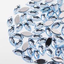 CHATON PRIMEIRA LINHA NAVET 7X15mm -AZUL CLARO -100Pçs CHATON PRIMEIRA LINHA NAVET 7X15mm -AZUL CLARO -100Pçs