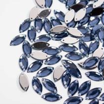CHATON PRIMEIRA LINHA NAVET 7X15mm - AZUL MONTANA COM 250Ppçs