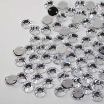 Chaton primeira linha redondo 8mm - cristal - 250pç
