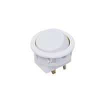 Chave 16123 Interruptor Tecla Unipolar 6A 2 Posições Branco Margirius