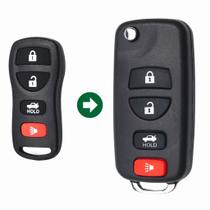 Chave Adaptação Nissan Frontier Sentra 4 Botões Chave Adaptação Nissan Frontier Sentra 4 Botões