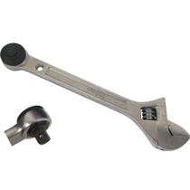 Chave ajustável / catraca 10" cromada 2 em 1 - Lee Tools