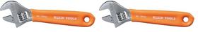 Chave ajustável Klein Tools Extra-Capacity 4, pacote com 2