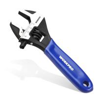 Chave ajustável WORKPRO de 10 cm Cr-V Steel Wide Jaw