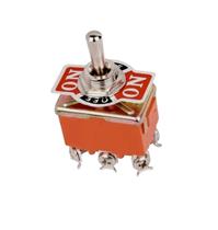 Chave Alavanca Liga-Desliga-liga On/off/on 3 Posições 6 Polos 1322 Chave Alavanca Liga-Desliga-liga On/off/on 3 Posições 6 Polos 1322