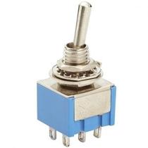 Chave Alavanca MTS-203 ON-OFF-ON DPDT 3 Posições Chave Alavanca MTS-203 ON-OFF-ON DPDT 3 Posições