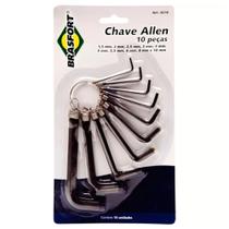 Chave Allen 1.5 a 10mm c/ 10 Peças Chave Allen 1.5 a 10mm c/ 10 Peças