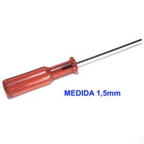 Chave Allen 1,5mm Para Trocar A Agulha Máquina Overlock Interlock E Galoneira