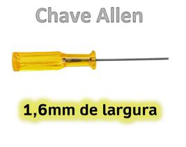 Chave Allen Amarela ponta 1,6mm de largura - 37919 - Chinês