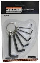 Chave Allen Hexagonal Starfer 1,5 A 6Mm Jogo Com 06 Peças Chave Allen Hexagonal Starfer 1,5 A 6Mm Jogo Com 06 Peças