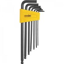 Chave allen jg 1,5a 6mm c/7pc abaulada vonder Chave allen jg 1,5a 6mm c/7pc abaulada vonder