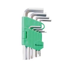 Chave Allen Jogo 09 Peças Estojo Carbografite