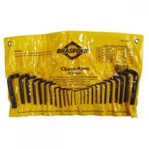 Chave Allen Jogo Brasfort Milimetro/Polegada Com 25 Pecas - 8289