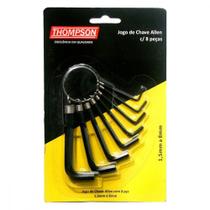 Chave Allen Jogo Thompson 1,5 A 08Mm Com 08 Pecas Chave Allen Jogo Thompson 1,5 A 08Mm Com 08 Pecas