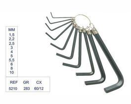 Chave allen preta jogo c/10 lotus ref:5210 Chave allen preta jogo c/10 lotus ref:5210