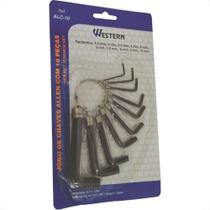 Chave Allen Western 1,5A10Mm 10 Pecas Alc-10 Chave Allen Western 1,5A10Mm 10 Pecas Alc-10