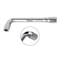 Chave Biela 12mm Perfurada Tipo L Aço Carbono Parafuso Longo Profissional Chave Biela 12mm Perfurada Tipo L Aço Carbono Parafuso Longo Profissional