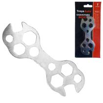 Chave Bike Bicicleta Manutenção 10 Em 1 Bocas 8mm A 17mm