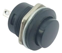 Chave botão Kill Switch PUSH pulso preto 16mm guitarra Chave botão Kill Switch PUSH pulso preto 16mm guitarra