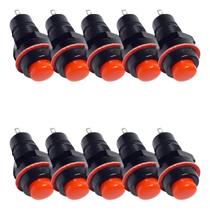 Chave Botão Pulso Ds-213 2t Sem Trava Kit 10 Peças Chave Botão Pulso Ds-213 2t Sem Trava Kit 10 Peças