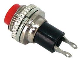 Chave Botão Push Button Na Ds-314 Vermelho - 10 Peças Chave Botão Push Button Na Ds-314 Vermelho - 10 Peças