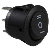 Chave Botoeira On/Off 3 polos 6a 250v Preta Chave Botoeira On/Off 3 polos 6a 250v Preta