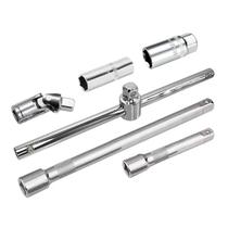 Chave Cabo T Extensão Junta Soquete Vela 1/2'' Jogo 5 Peças Chave Cabo T Extensão Junta Soquete Vela 1/2'' Jogo 5 Peças