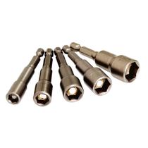 Chave Canhão Soquete Imantado Polegada Parafusadeira 5 Peças