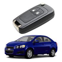 Chave Canivete 2 Botões Lamina Sonic Sedan 1.6 2012 A 2014